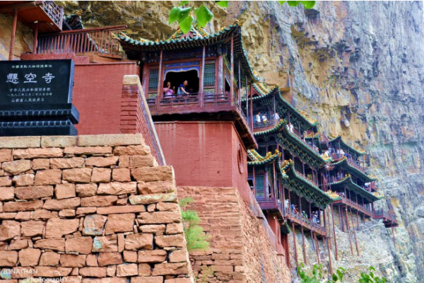 世界上著名的悬崖建筑，中国悬空寺排名首位