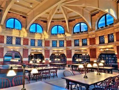 盘点美国十大最美图书馆，真的是美爆了！