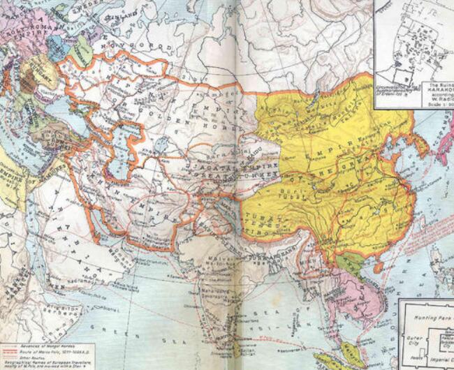四大汗国 世界上最大的帝国分封而成