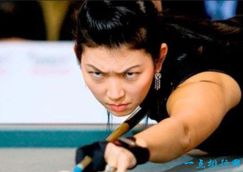 世界十大美女台球手   台球美女可不止一个潘晓婷！
