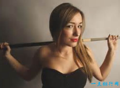 世界十大美女台球手   台球美女可不止一个潘晓婷！