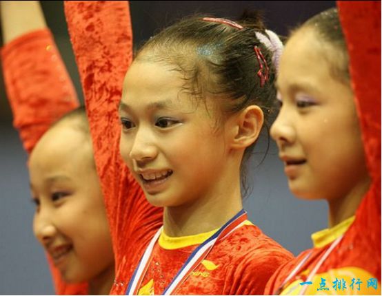 中国女子体操十大最著名的运动员 刘璇和杨云榜上有名