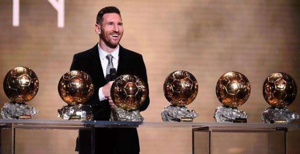 2019年国际十大体育新闻，梅西六捧金球奖