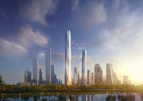 江苏十大高楼排名,南京紫峰大厦高450米
