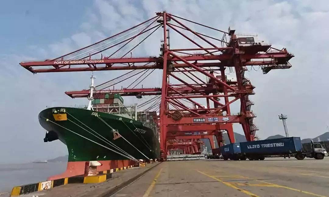 中国十大主要港口货物吞吐量排行，上海港吞吐