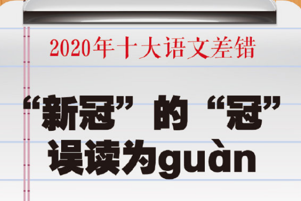 2020年十大语文错别字和读音差错排行榜：“螺蛳粉”上榜，这些你读对了吗?