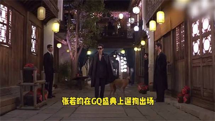 张若昀遛狗走红毯 狗子拽都拽不住 引发欢笑之声