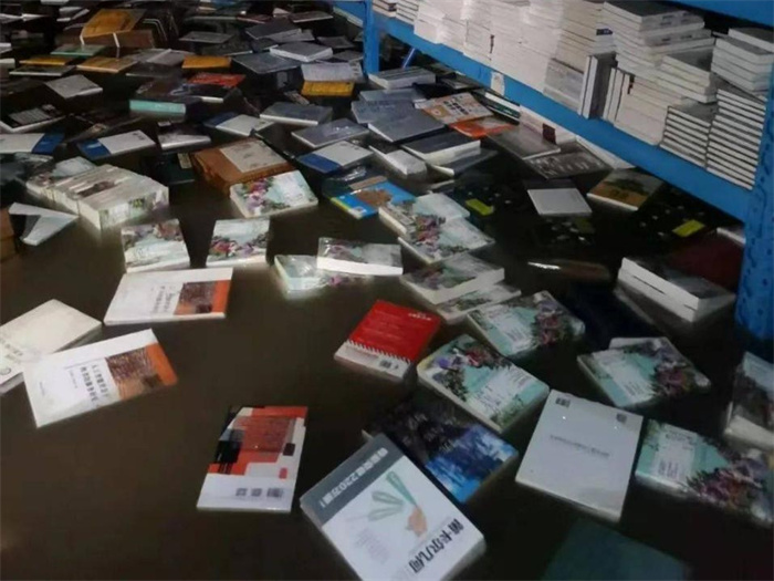 洪水穿过物流重镇 图书库房损失超过上亿