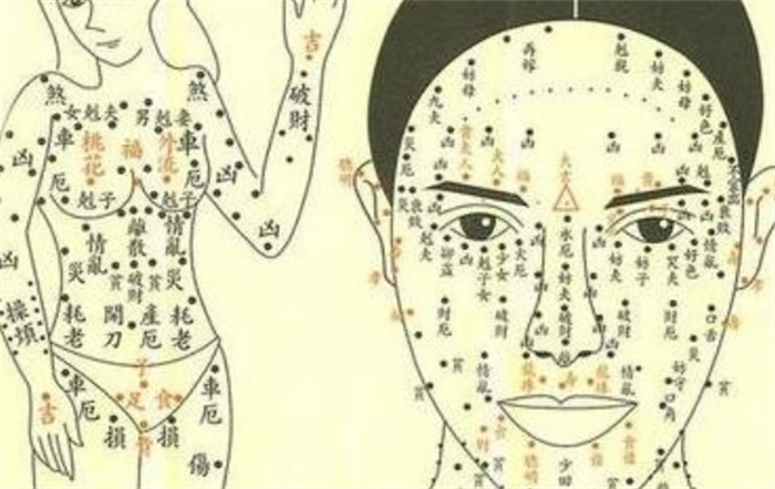 算命的说  身体5大吉痣  藏暗财  招贵人  十人九富