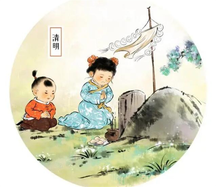 男孩儿给奶奶扫墓 偷偷拿冥币回去给朋友（分享冥币）
