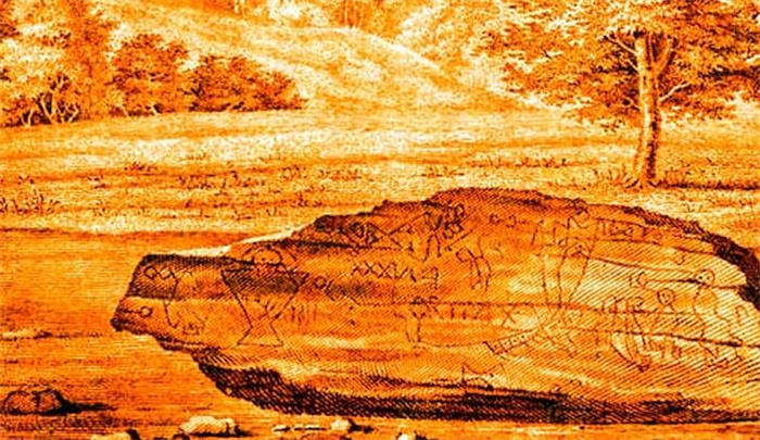 迪格顿岩石 图案和铭文是否和外星人有关（地壳运动）