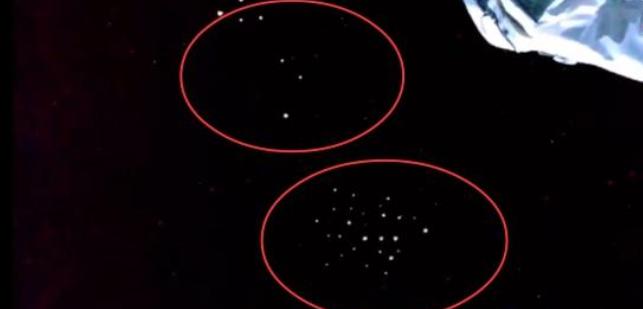 空间站的直播当中居然发现了大群的UFO，是不是外星战争要来了？