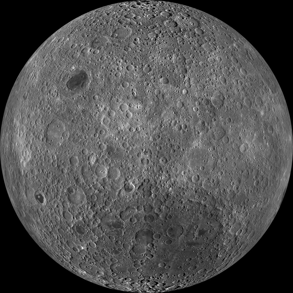 NASA在嫦娥四号附近发现巨大异物（艾肯盆地）