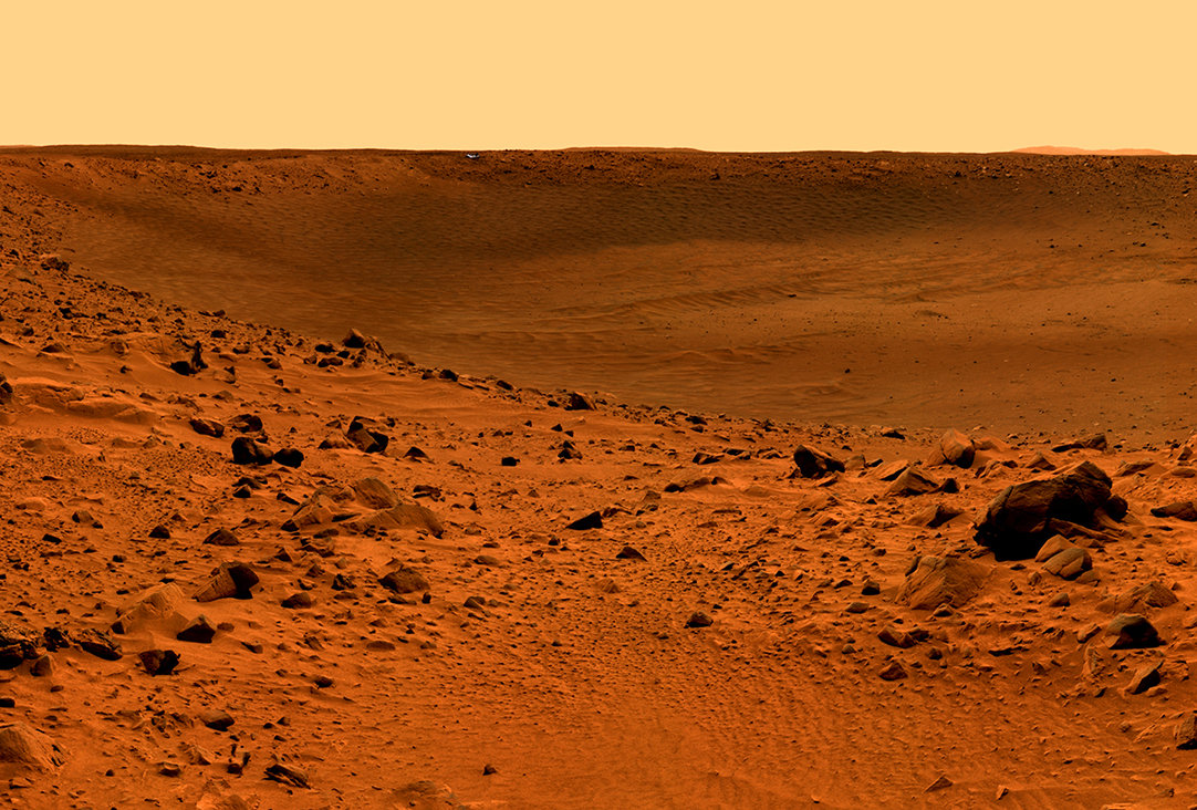 有人称火星上发现古埃及建筑，未完成的人脸雕刻（火星岩石）