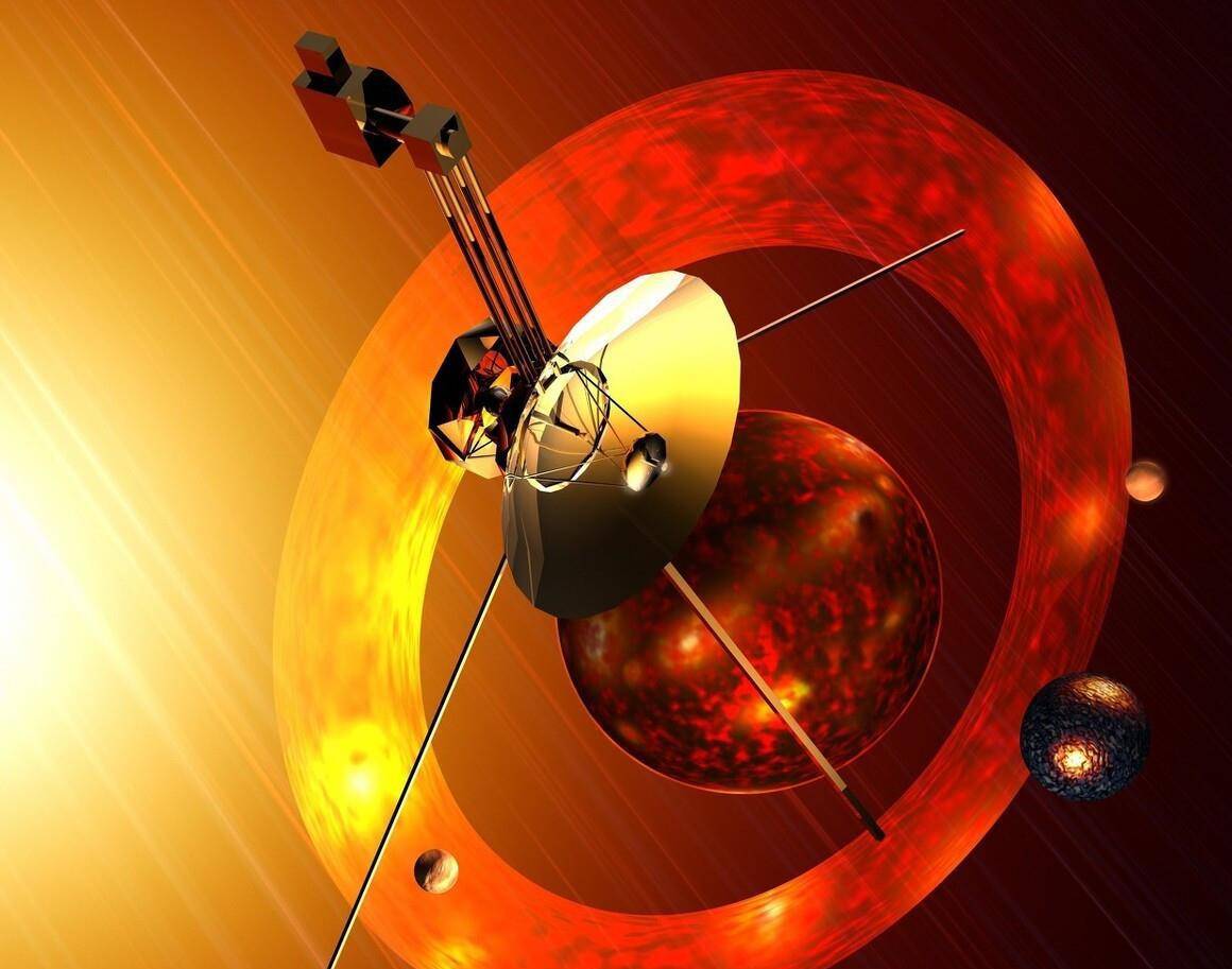 废旧宇宙飞船从222.34亿千米外传回64KB数据（旅行者1号）