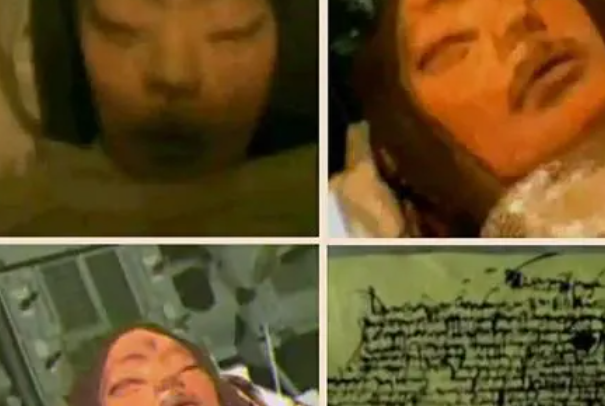 月球上的三眼女尸真实身份：怀疑是女娲/嫦娥(电影截图)