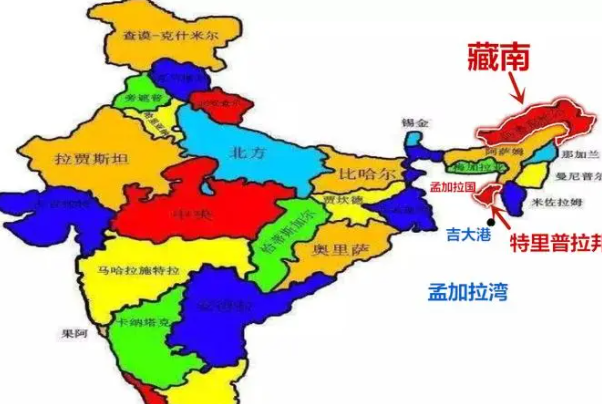 印度国土面积多少平方公里：约298万平方公里(位于南亚)