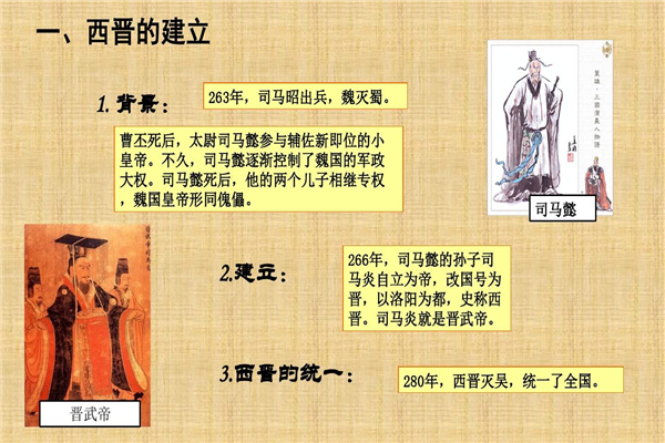 东晋西晋哪个在前：西晋是晋朝的开端（存续51年）