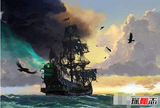 世界十大幽灵船之珍妮号帆船 诡异尸体控制船17年(海浪推动)